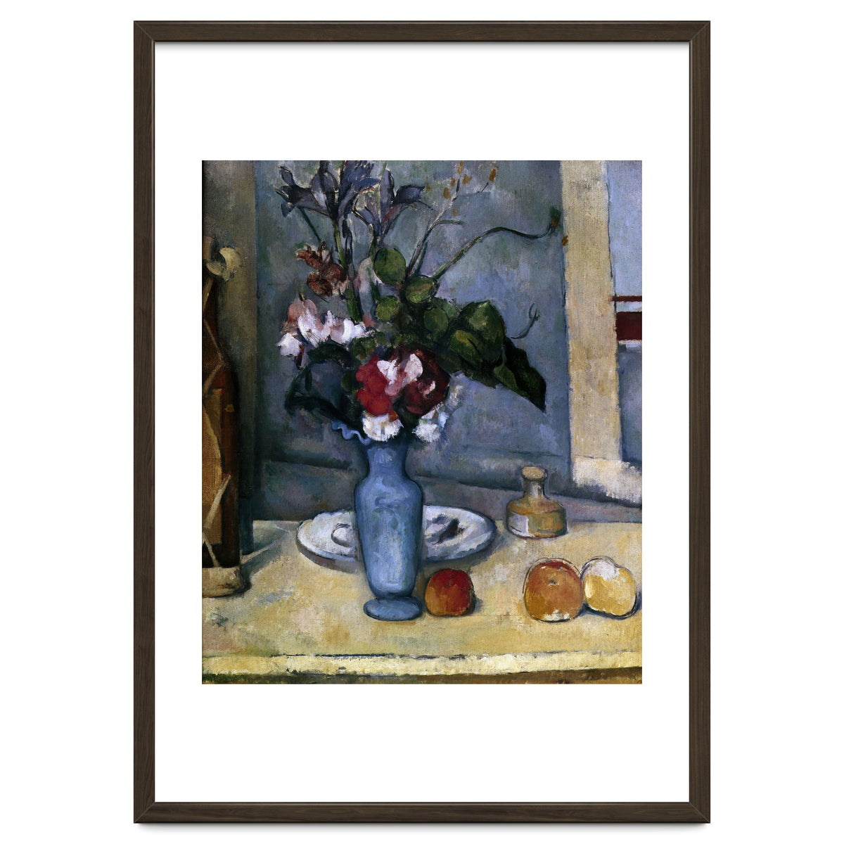 The Blue Vase - 1885/87 - 62x51 cm - oil on canvas - French Post-Impressionism.