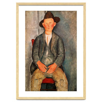 Amadeo Modigliani / 'The Young Farmer', 1918, Oil on canvas.