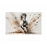 Galloping Horse Front View (Print Only) thumbnail