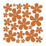 Brown Flowers Pattern (Print Only) thumbnail