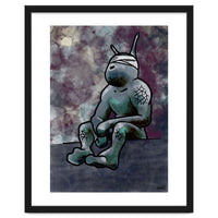 Sitting Sluggy (Lwuba 049 Meku Sitting Watercolor)