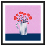 Poppies – pink and blue thumbnail