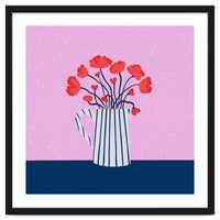 Poppies – pink and blue