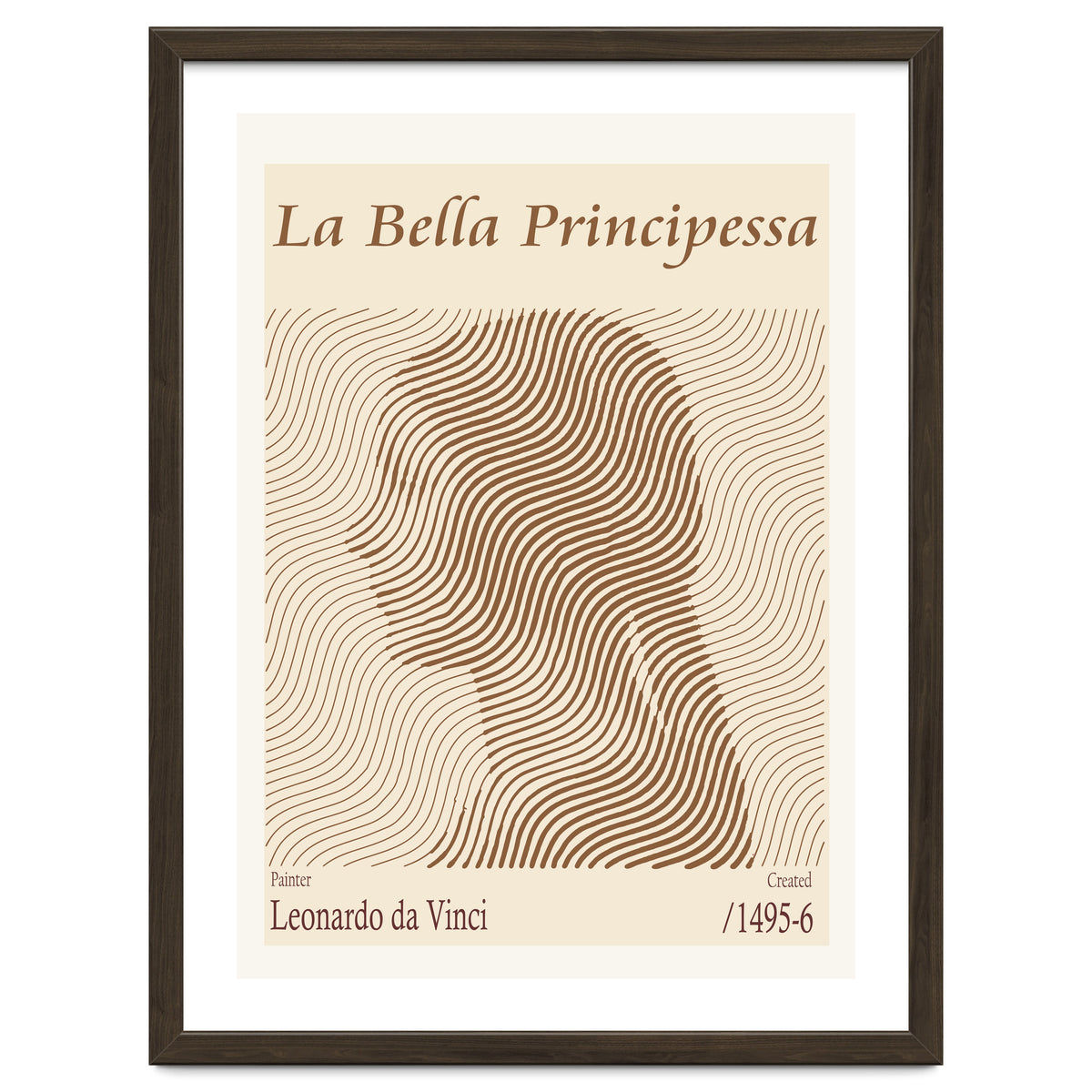 La Bella Principessa – Leonardo Da Vinci (1495 6)