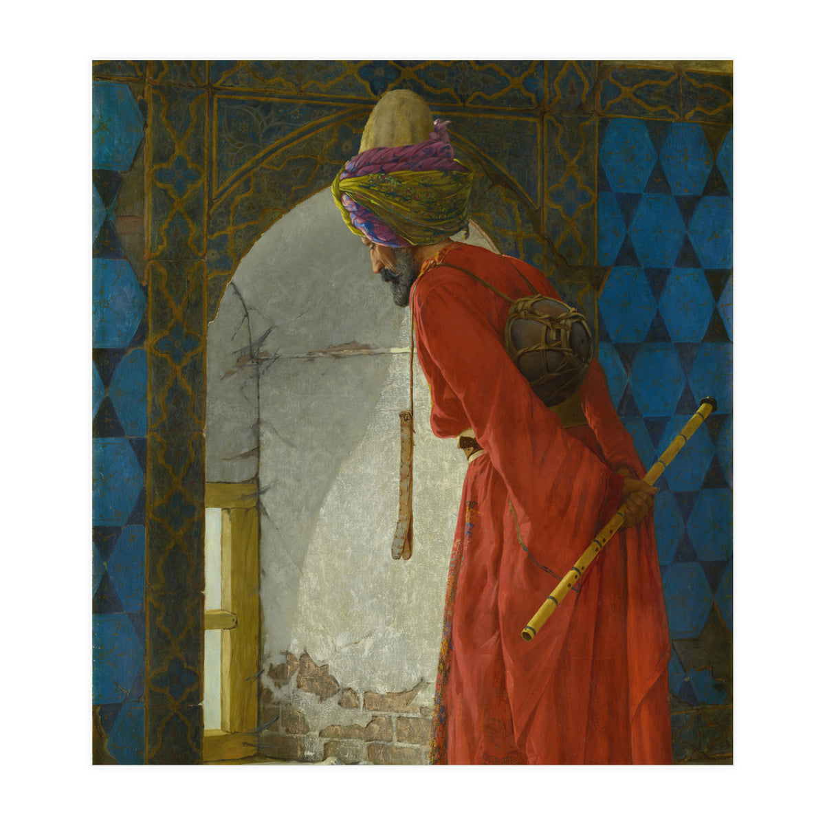 Osman Hamdi Bey – The Tortoise Trainer (1906) | Iconic Orientalist Art (Print Only)