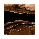 Brown & Gold Agate Texture 11 (Print Only) thumbnail