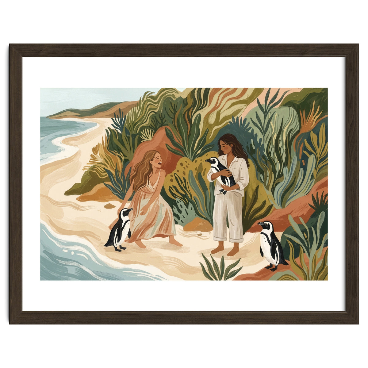 Penguin Friends By The Sea