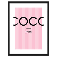 Paris Fashion Quote Art, Coco Chanel, Chic Decor