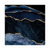 Navy & Gold Agate Texture 02 (Print Only) thumbnail