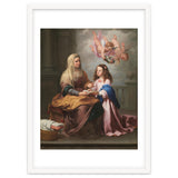 Bartolomé Esteban Murillo / 'Saint Anne with the Virgin', ca.  1655, Spanish School. VIRGIN MARY. thumbnail