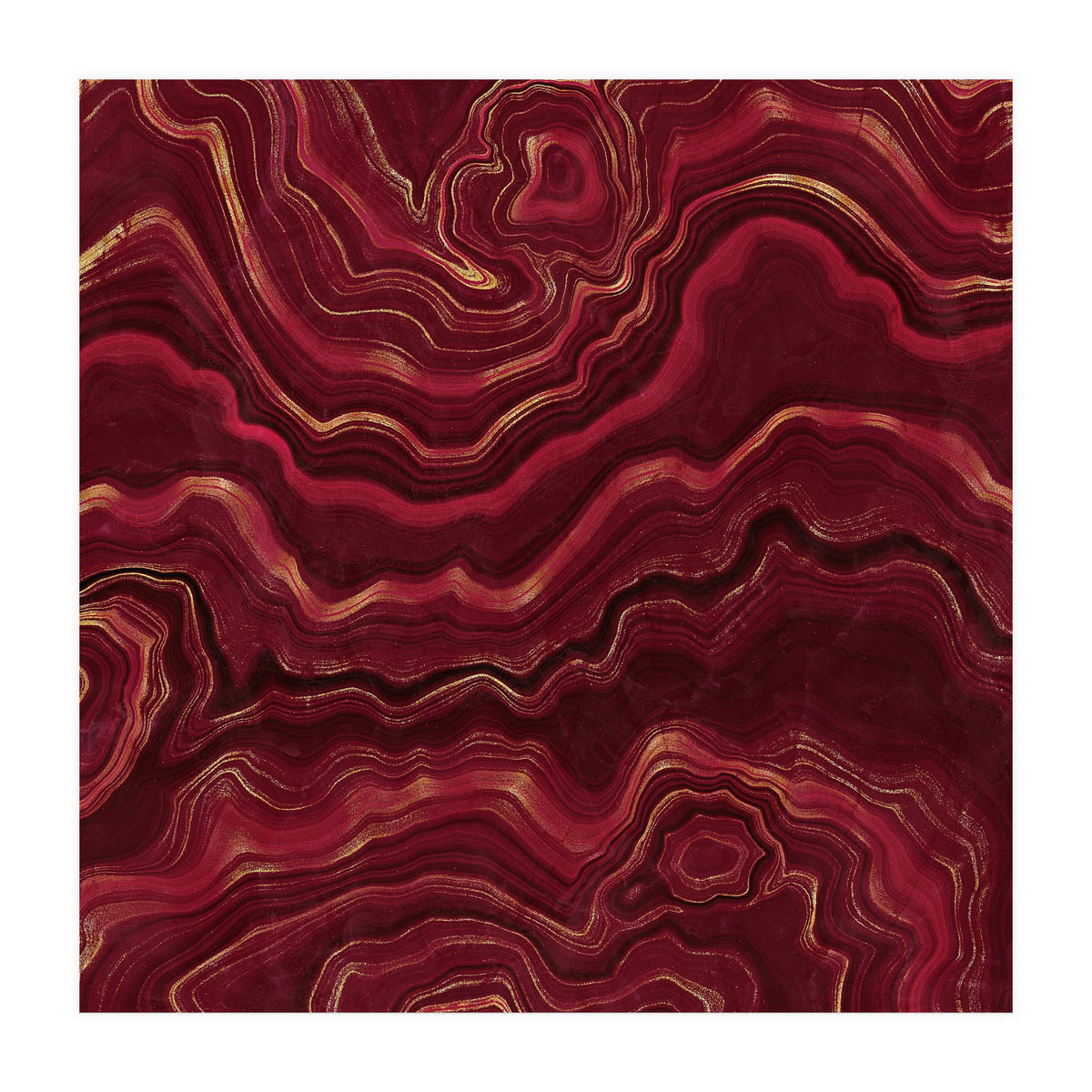 Red Agate Texture 08  (Print Only)