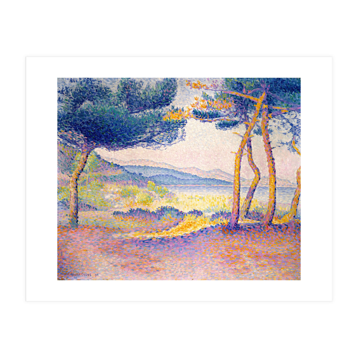 Pines Along the Shore. (Print Only)