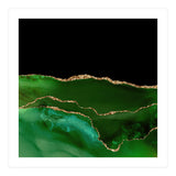 Green & Gold Agate Texture 07  (Print Only) thumbnail