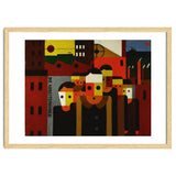Die Arbeitsmaenner - The Workmen. Oil on canvas. thumbnail