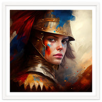 Powerful Medieval Warrior Woman #4