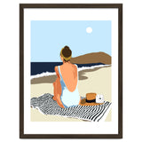 No Posting, No Liking, Just Living, Solitude Solo Woman Travel, Boss Lady Beach Ocean Sea, Summer Tan Bohemian thumbnail
