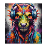 Dragon In Headphones Music (Print Only) thumbnail