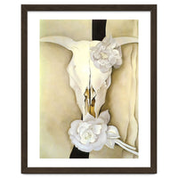 Georgia O’Keeffe – Cow’s Skull with Calico Roses (1931) | Iconic Southwestern Still Life with Desert Symbolism