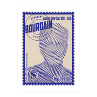 Anthony Bourdain Stamps Art (Print Only)