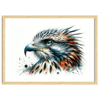Vibrant Eagle Close Up Portrait