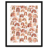 Cute Watercolor Rainbows Terracota thumbnail
