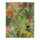 Monkeys In Tropical Jungle Paradise (Print Only) thumbnail