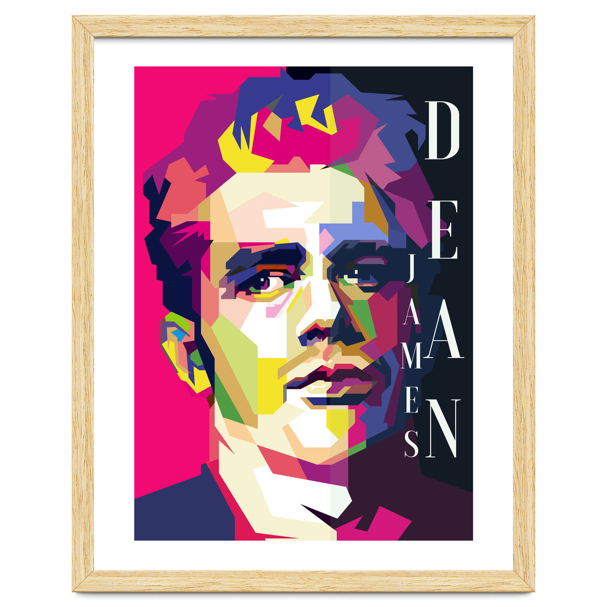 James Dean 60s Hollywood Movies Pop Art Wpap