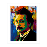 Albert Einstein Colorful Abstract (Print Only) thumbnail