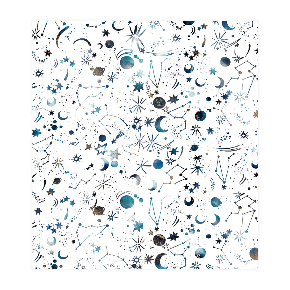 Astrology Space Planets Constellation (Print Only)