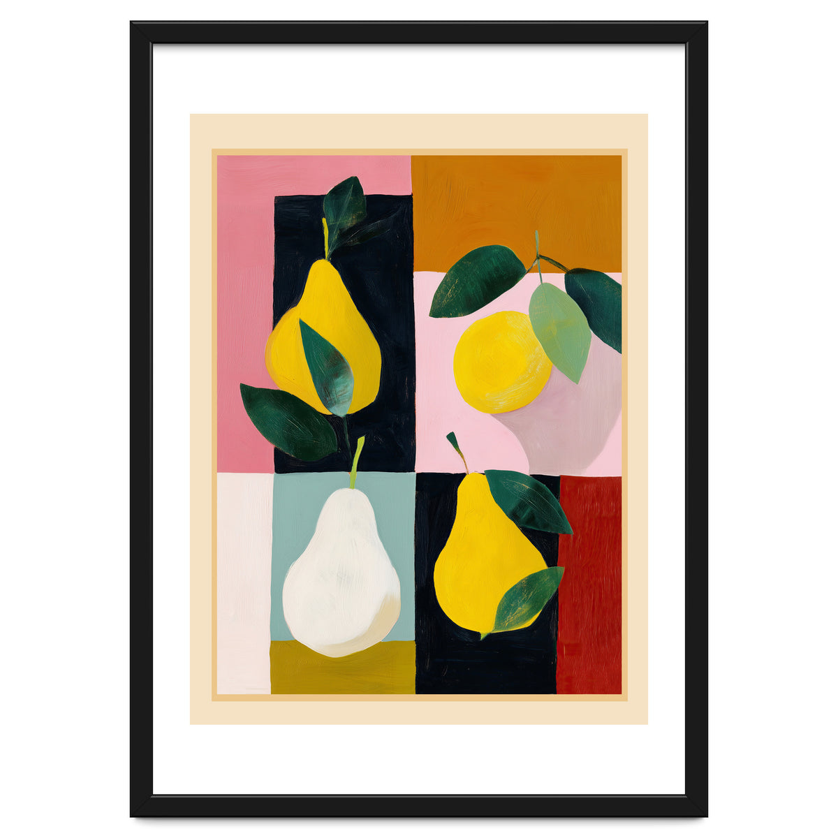 Modern Pears Still Life I