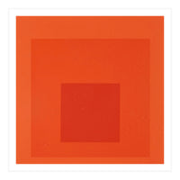 JOSEF ALBERS - HOMAGE TO THE SQUARE RED  (Print Only)