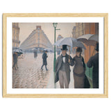 Gustave Caillebotte: Rue de Paris, temps de pluie - Paris Street in Rainy Weather, 1877. thumbnail