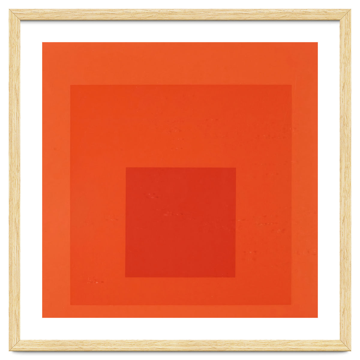JOSEF ALBERS - HOMAGE TO THE SQUARE RED