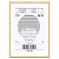 Receipt Art George Harrison