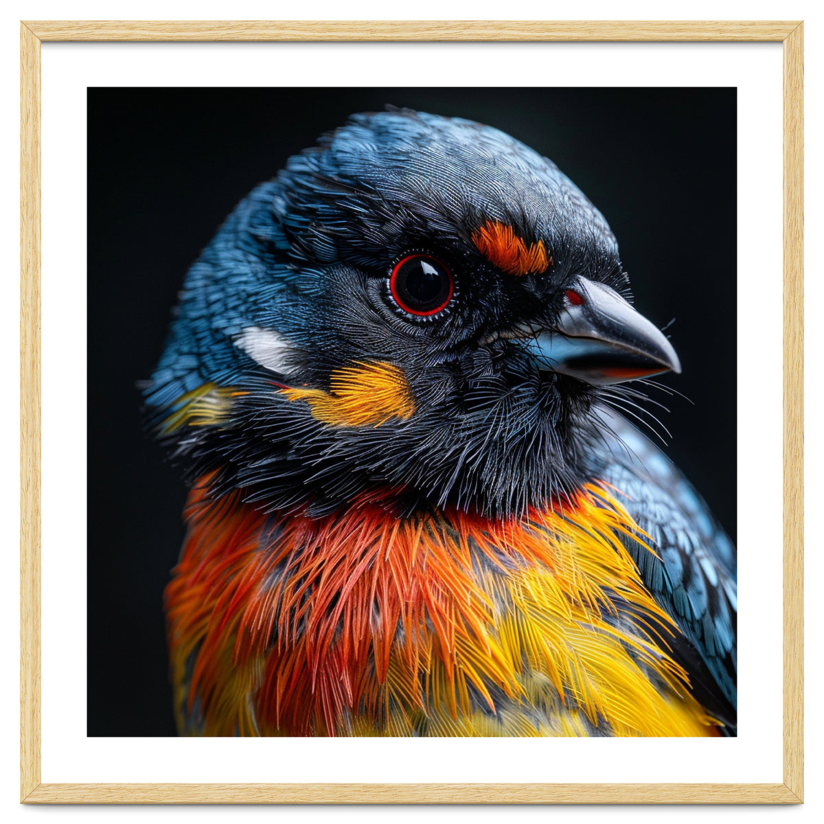 Close Up Of A Colorful Bird In The Wild