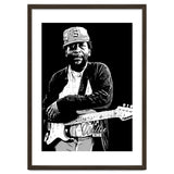 Willie King American Blues Musician in Grayscale thumbnail