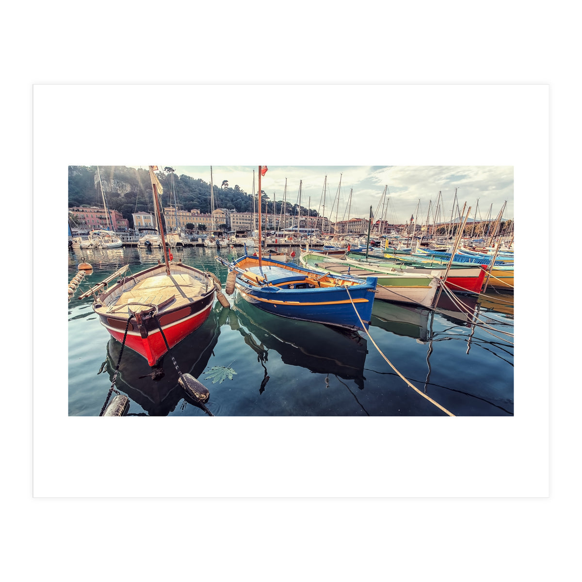 Harbor In Nice (Print Only)