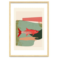 Red Fish Abstract