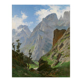 Carlos de Haes / 'Mancorbo Canal in Picos de Europa', 1876, Spanish School. (Print Only) thumbnail