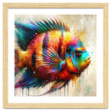 Colorful Tropical Fish Portrait thumbnail