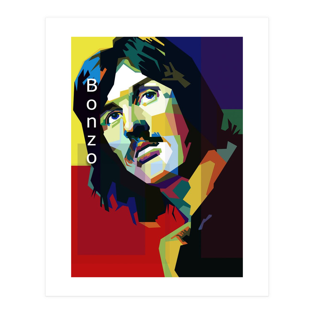 John Bonham Led Zeppelin Pop Art WPAP (Print Only)