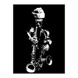Rahsaan Roland Kirk Jazz Music Legend in Grayscale (Print Only) thumbnail