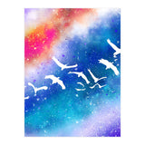 Spread Your Wings, Birds Freedom Fly Painting (Print Only) thumbnail