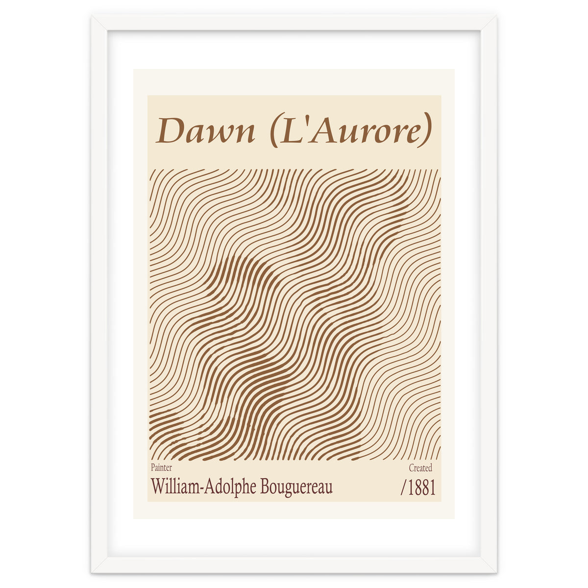 Dawn (l'aurore) – William Adolphe Bouguereau 1881