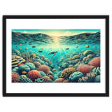 Vintage Australia, Great Barrier Reef Poster thumbnail