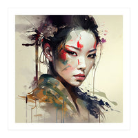 Powerful Warrior Geisha #1 (Print Only)