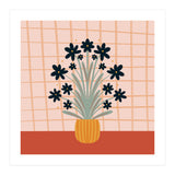Floral Vase Orange (Print Only) thumbnail