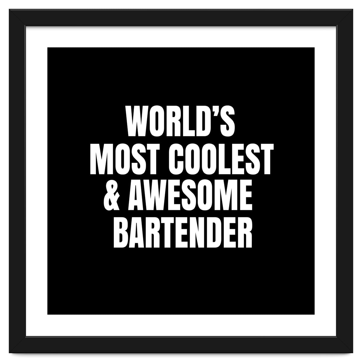 World's most coolest and awesome bartender