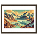 Vintage Argentina, Patagonia Glaciers Poster thumbnail