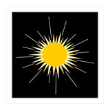 Yellow Bright Radiant Shinning Sun (Print Only) thumbnail